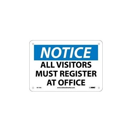 Nmc NOTICE, ALL VISITORS MUST, N119AG N119AG